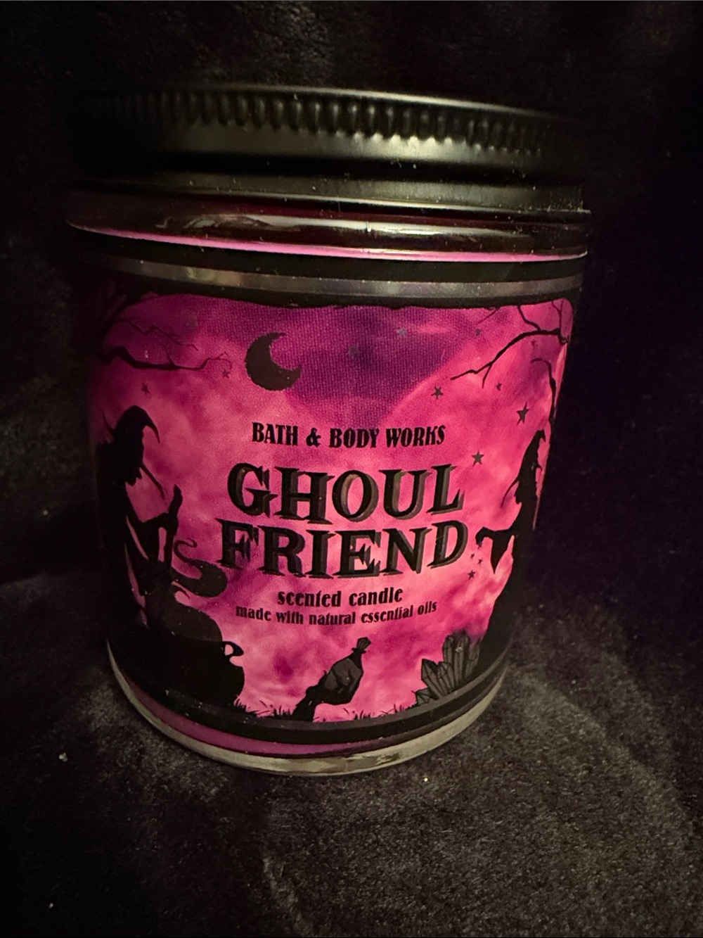 Bath & Body Works Ghoul Friend Scented Candle - Magenta Pink